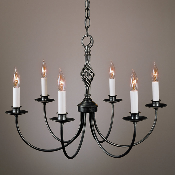 Hubbardton 6Light Candle Style Classic / Traditional Chandelier